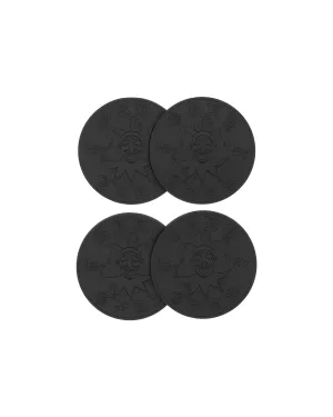 "Jester" Coaster Set - (Black)