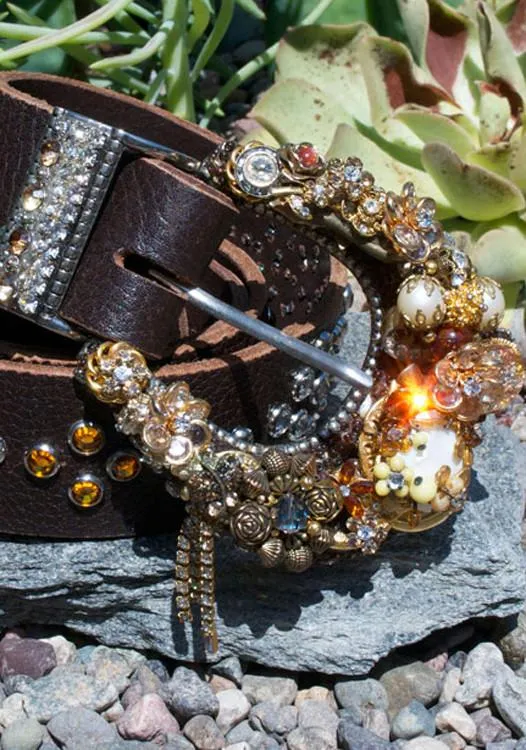 "Vintage Cowgirl Belt & Buckle - Small"