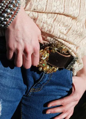 "Vintage Cowgirl Belt & Buckle - Small"
