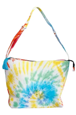 Rainbow Tie Dye Tote Bag w/ Adjustable Shoulder Strap