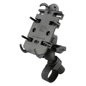 Ram Mount Quick-Grip Phone Mount With Tough-Strap Handlebar Base