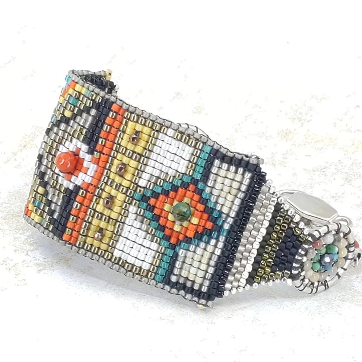 Red Door Opens Gemstone Band Bracelet