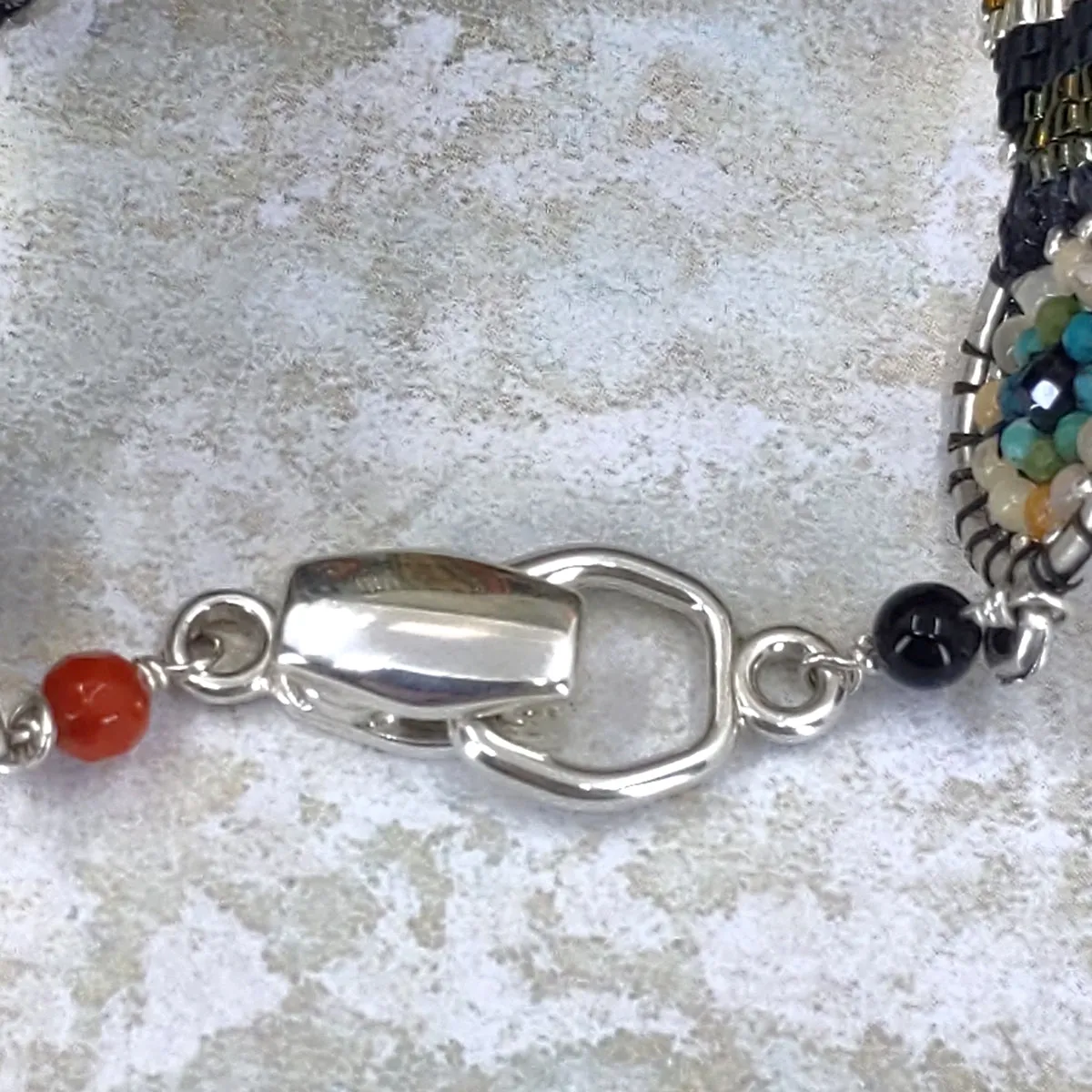 Red Door Opens Gemstone Band Bracelet
