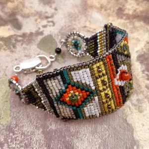 Red Door Opens Gemstone Band Bracelet