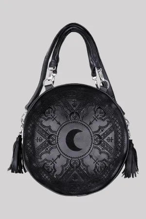 Restyle Henna Wicca Symbols Round Handbag