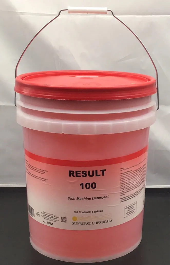 Result 100 - 5 gallon pail (yields 9000 loads)