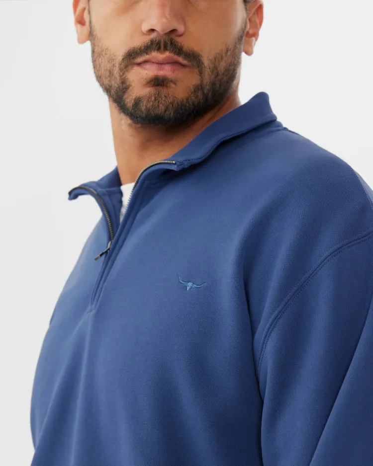 R.M. Williams Mens Mulyungarie Fleece - Blue