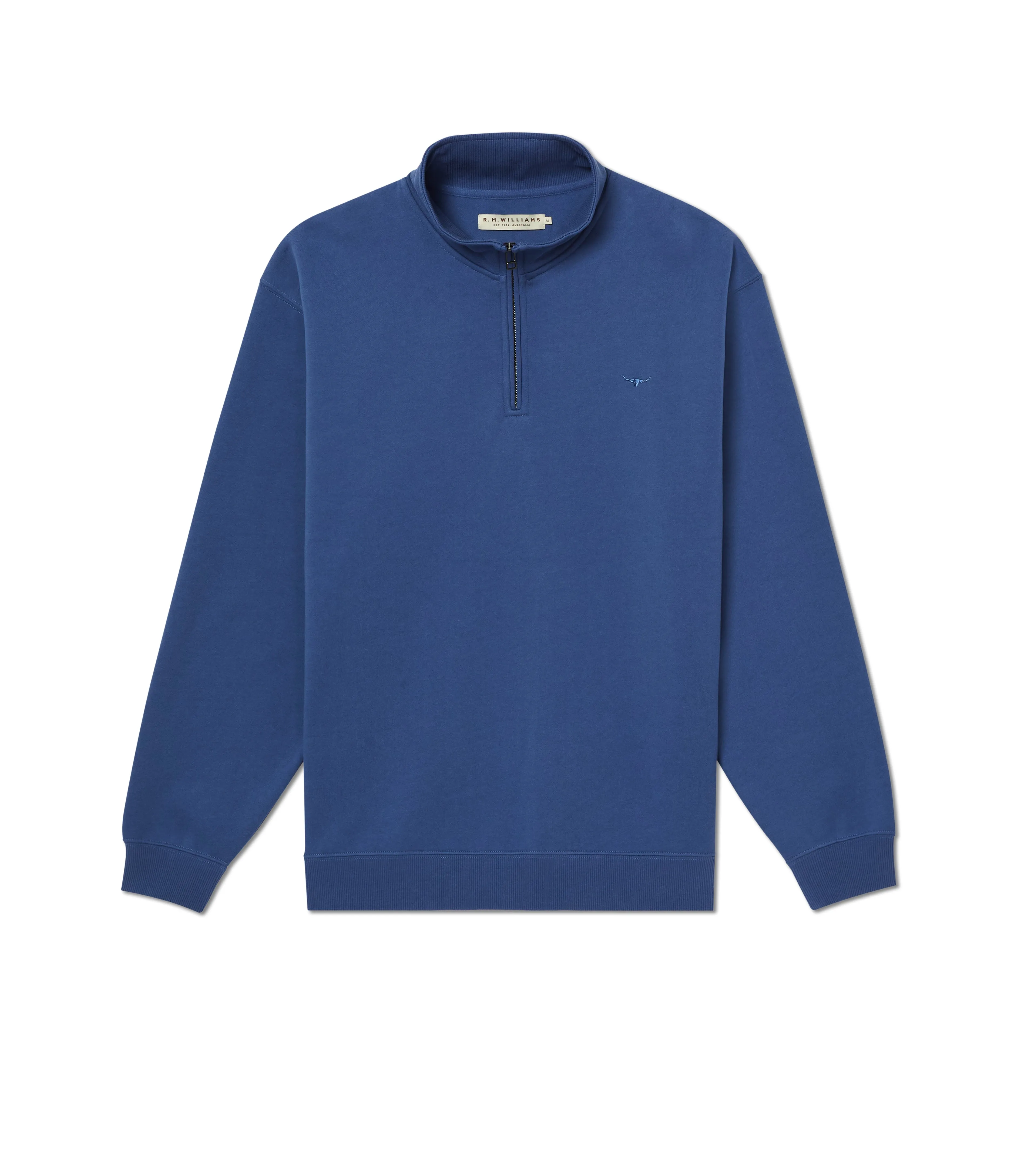 R.M. Williams Mens Mulyungarie Fleece - Blue