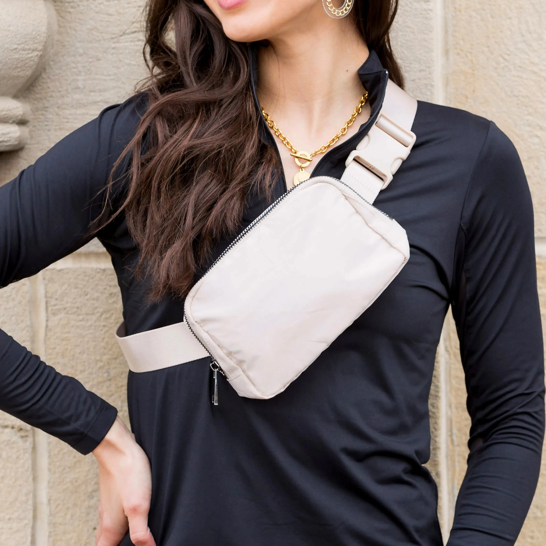 Roam Nylon Sling Crossbody Belt Bum Fanny Waist Bag