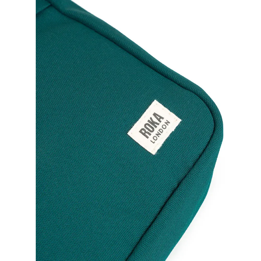 Roka Bond Recycled Canvas Teal Bag