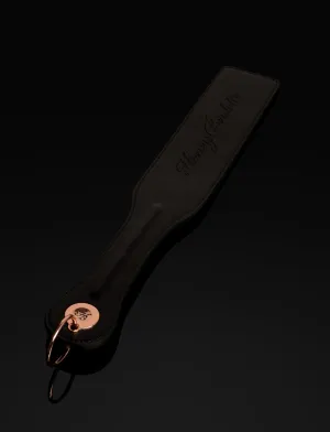 Rose Gold Leather Paddle