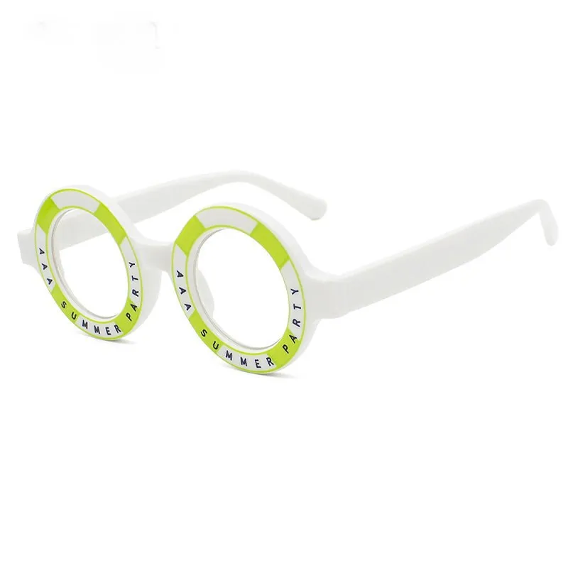 Round Anti Blue Light Blocking Glasses Women Men Optical Glasses Frame Prescription Spectacle Frames Computer Shades Unisex