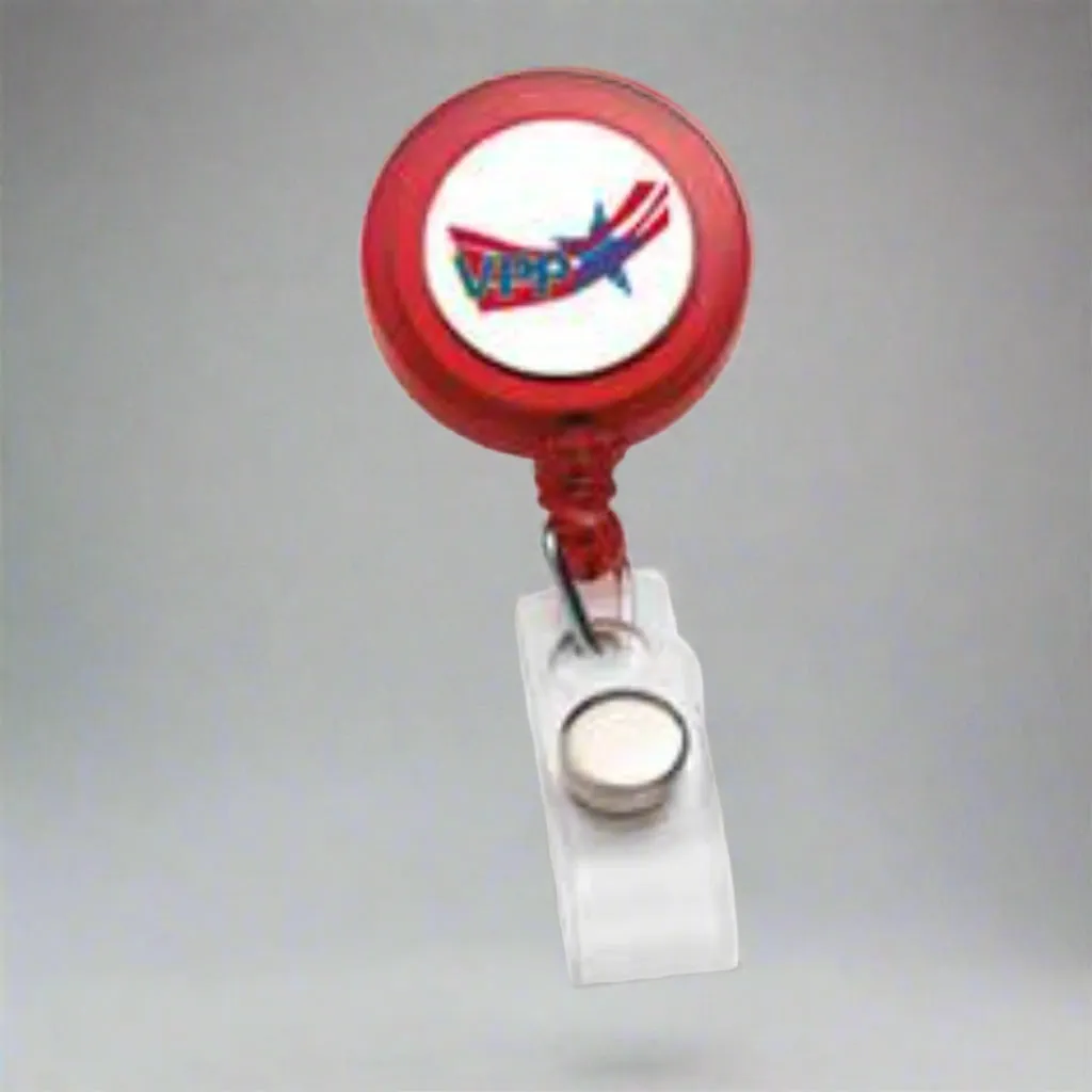 Round Badge Holder w/OSHA Logo - #403107