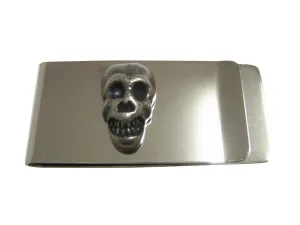 Rounded Skull Pendant Money Clip