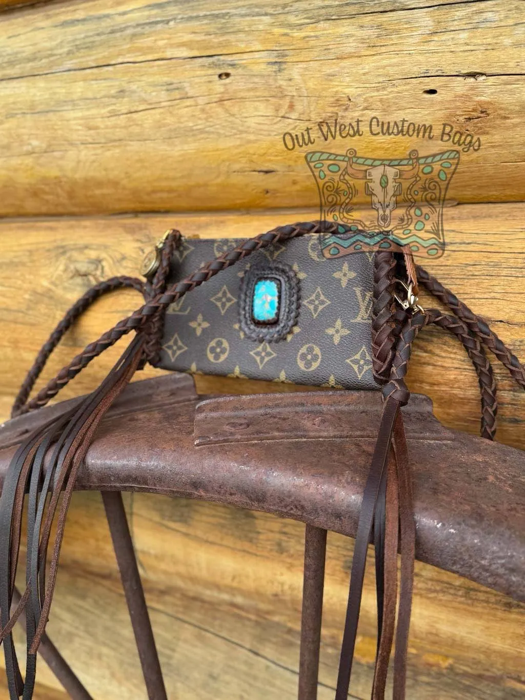RTS Out West Pouch Crossbody Turquoise