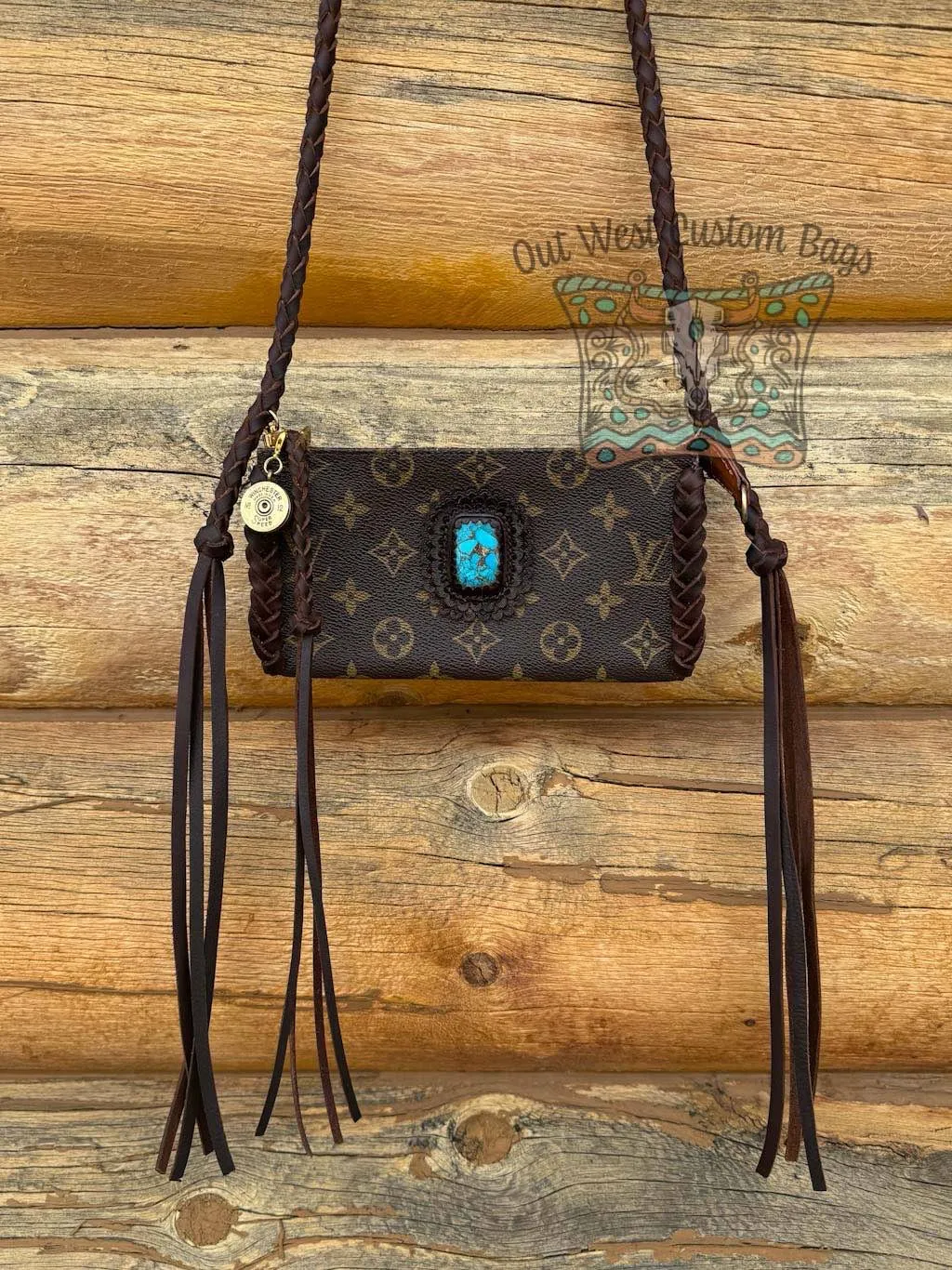 RTS Out West Pouch Crossbody Turquoise