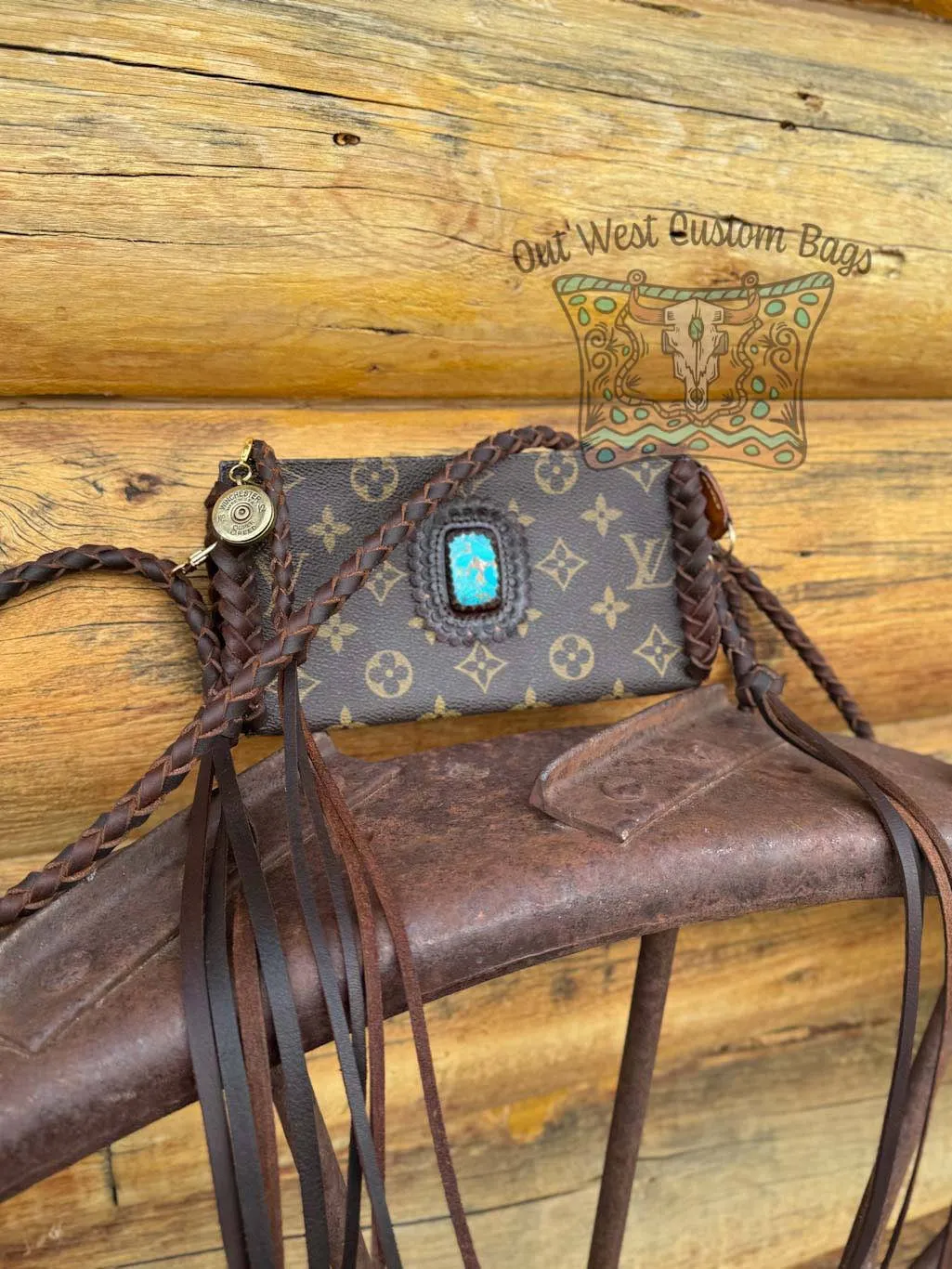 RTS Out West Pouch Crossbody Turquoise