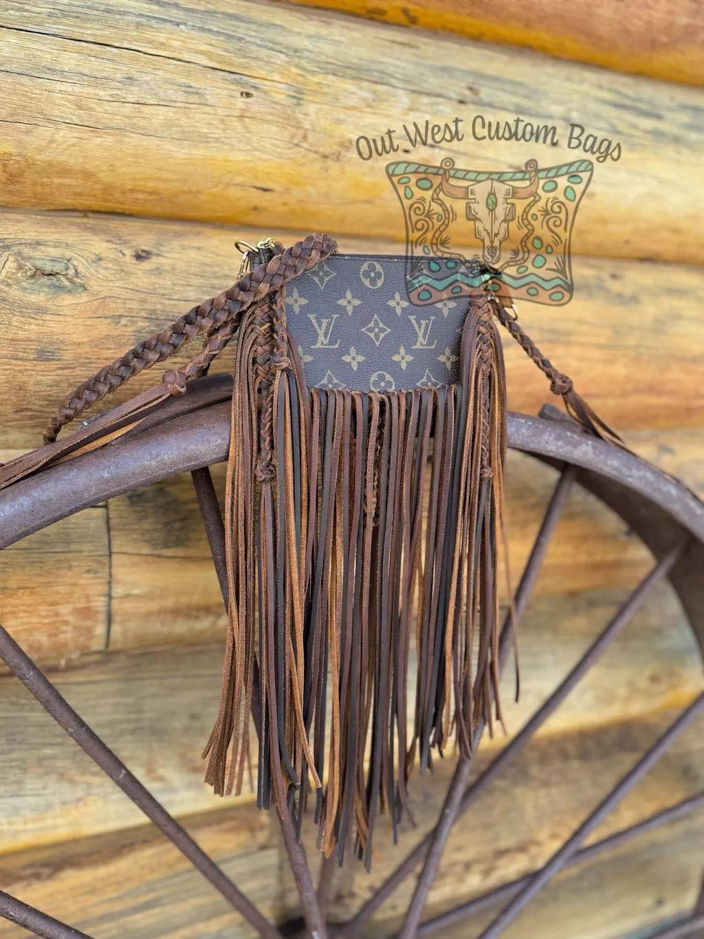 RTS Pochette Crossbody Revamped Leather Braiding *Caramel