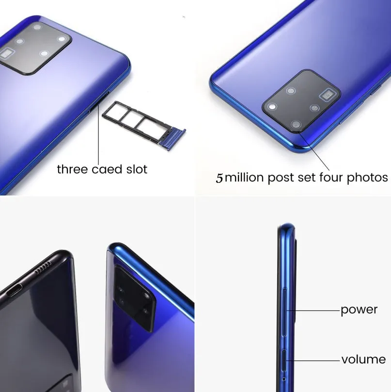 S30U Plus Mobile Phone 6.7-inch High-definition Large-screen 2 16GB Smartphone blue_U.S. plug