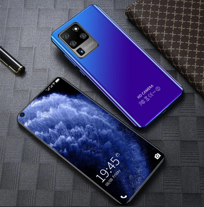S30U Plus Mobile Phone 6.7-inch High-definition Large-screen 2 16GB Smartphone blue_U.S. plug