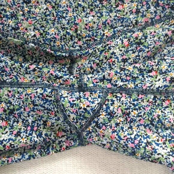 Sage Collective Set Blue Longline Sports Bra and Biker Shorts Size Medium NWT