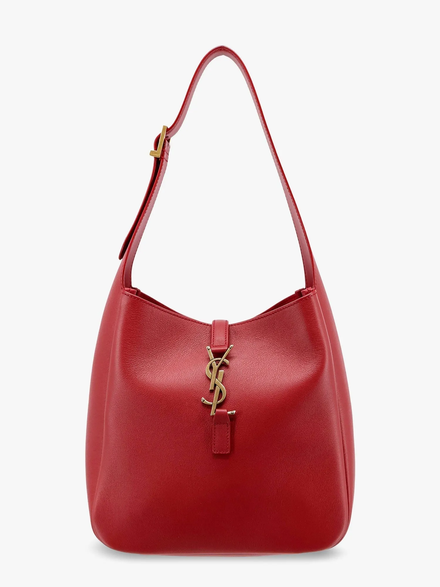 Saint Laurent Le 5 A 7 Small Leather Bucket Bag