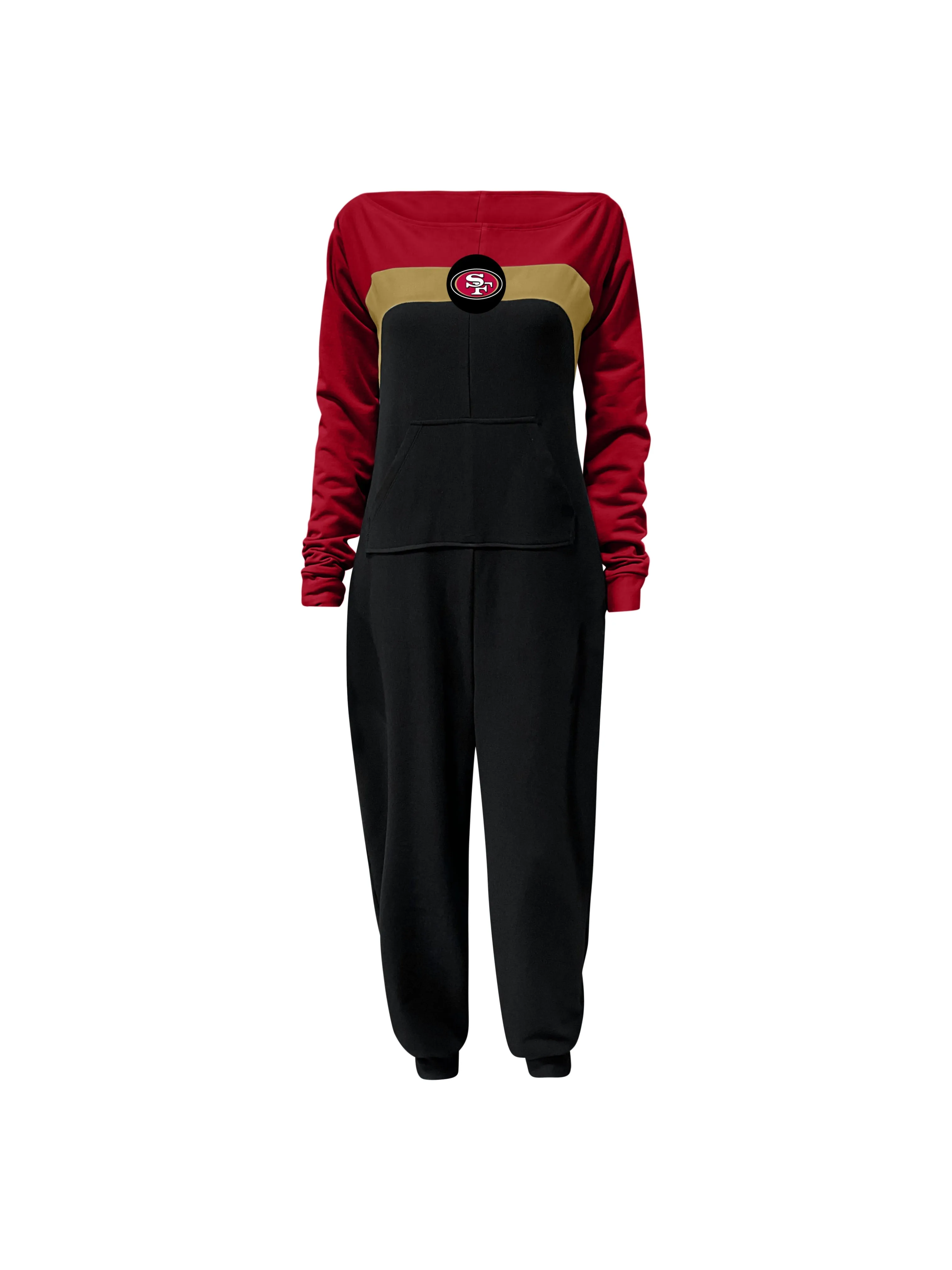 San Francisco 49ers Color Block Jumpsuit