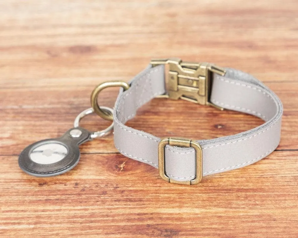 Scobby Leather Dog Collar