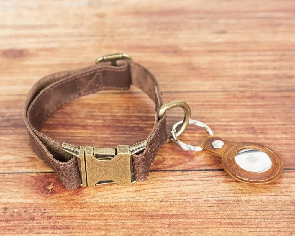 Scobby Leather Dog Collar