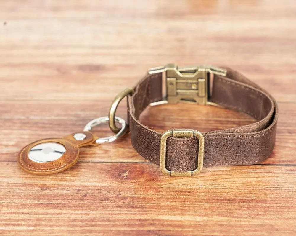 Scobby Leather Dog Collar