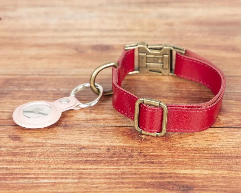 Scobby Leather Dog Collar