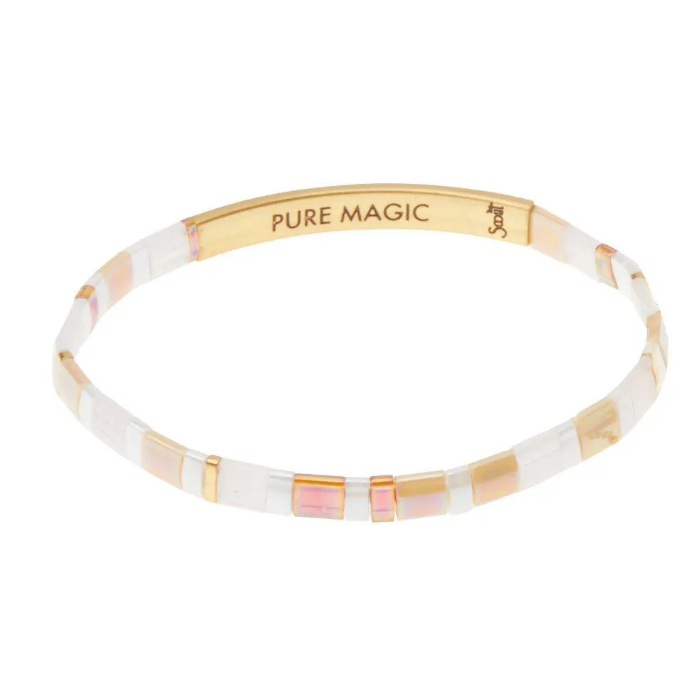 Scout Curated Wears Good Karma Miyuki Bracelet - Pure Magic
