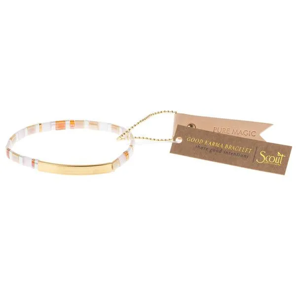 Scout Curated Wears Good Karma Miyuki Bracelet - Pure Magic