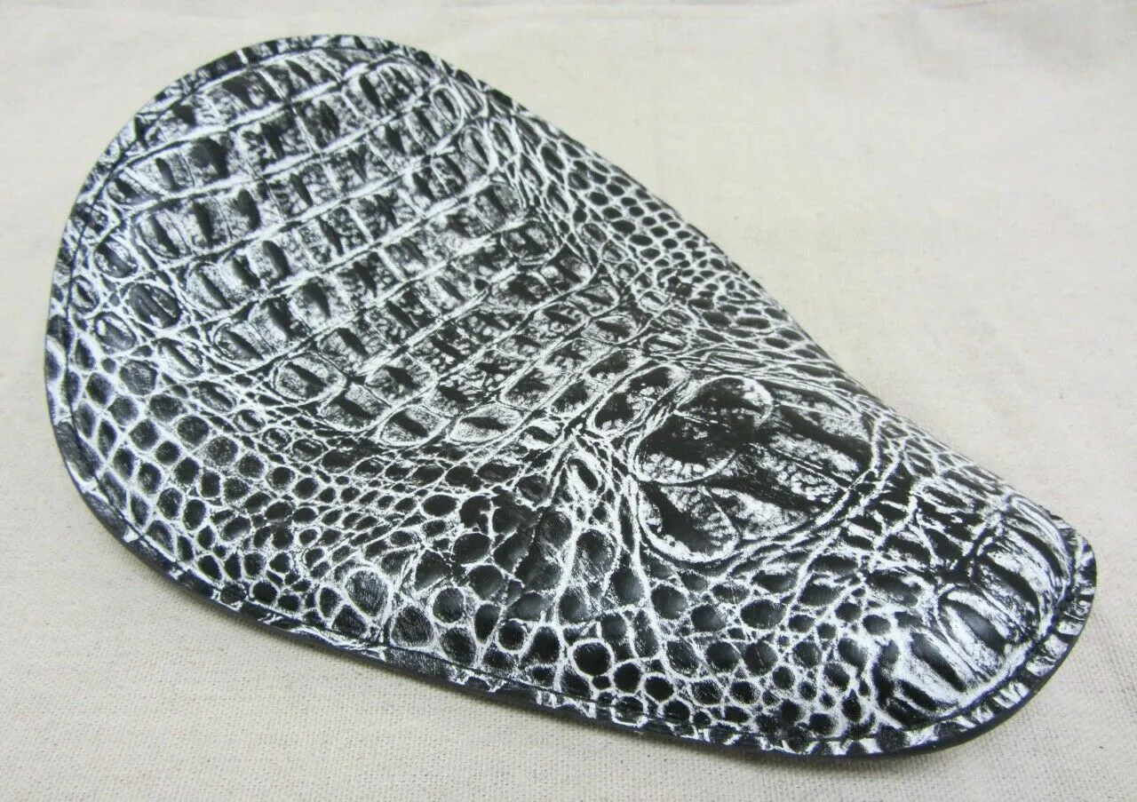 Seat Chopper Bobber Harley Sportster Mother Road Customs B&W Alligator USA