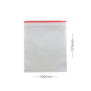 Self Seal Bags 100mm x 125mm (1000 Per Carton)