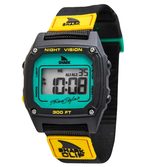 Shark Classic - Strap Kit - Clip - GREEN/YELLOW