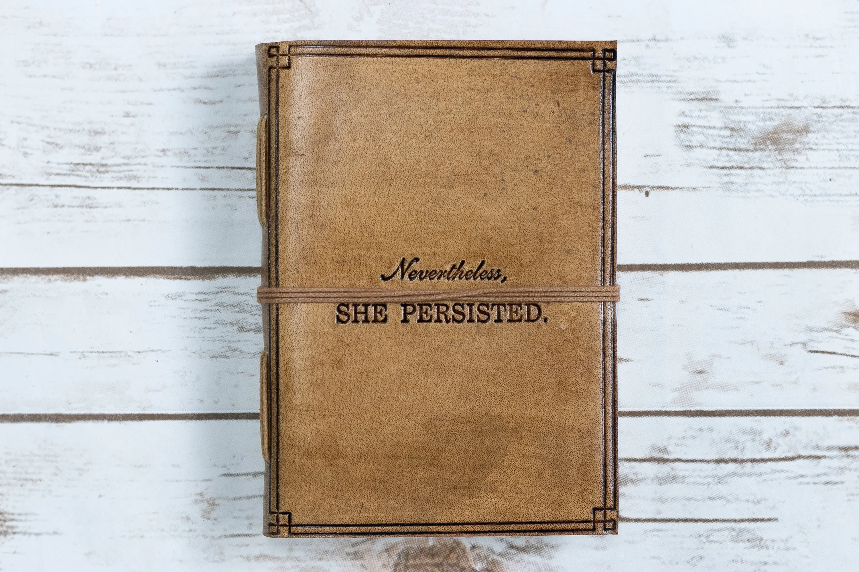 She Persisted Handmade Leather Journal