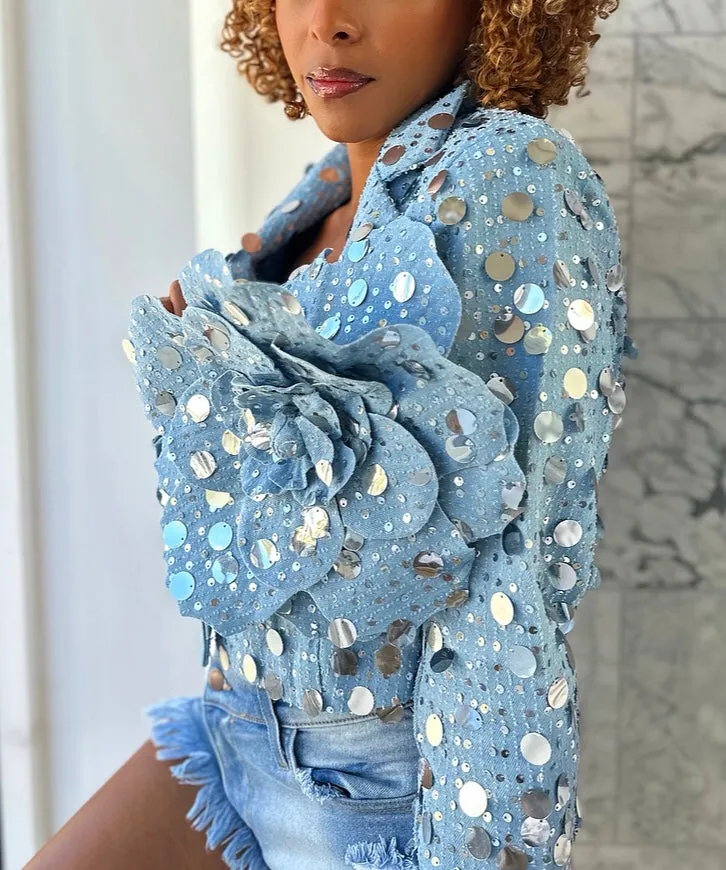 Sheesh! Denim Blazer