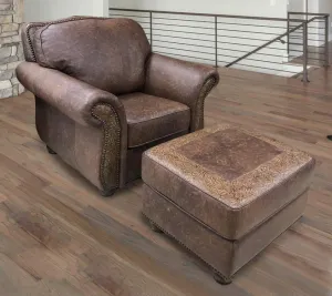 Silverado Chair with Ottoman Set