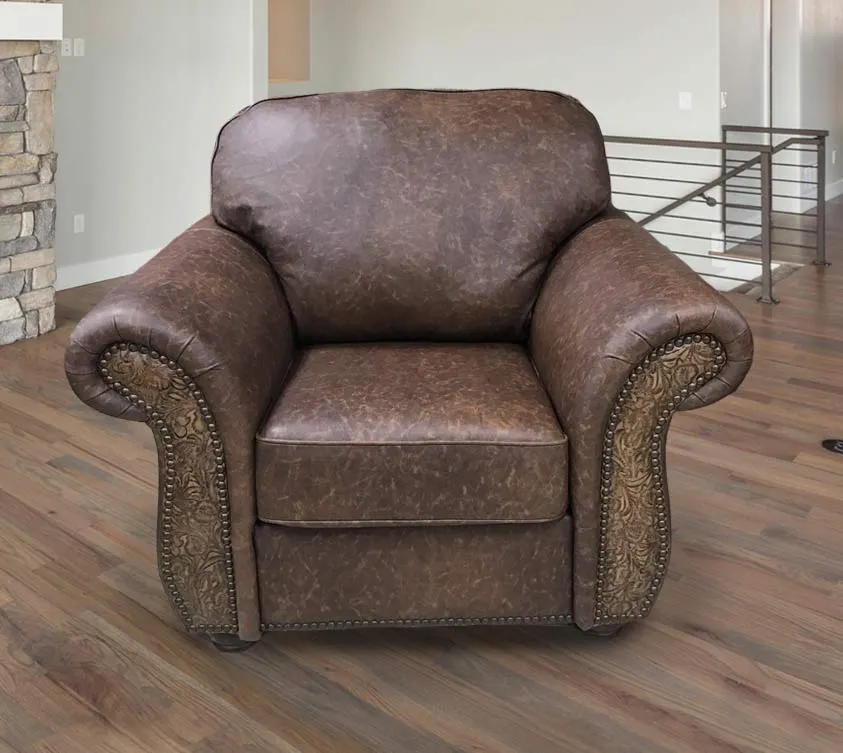 Silverado Chair with Ottoman Set