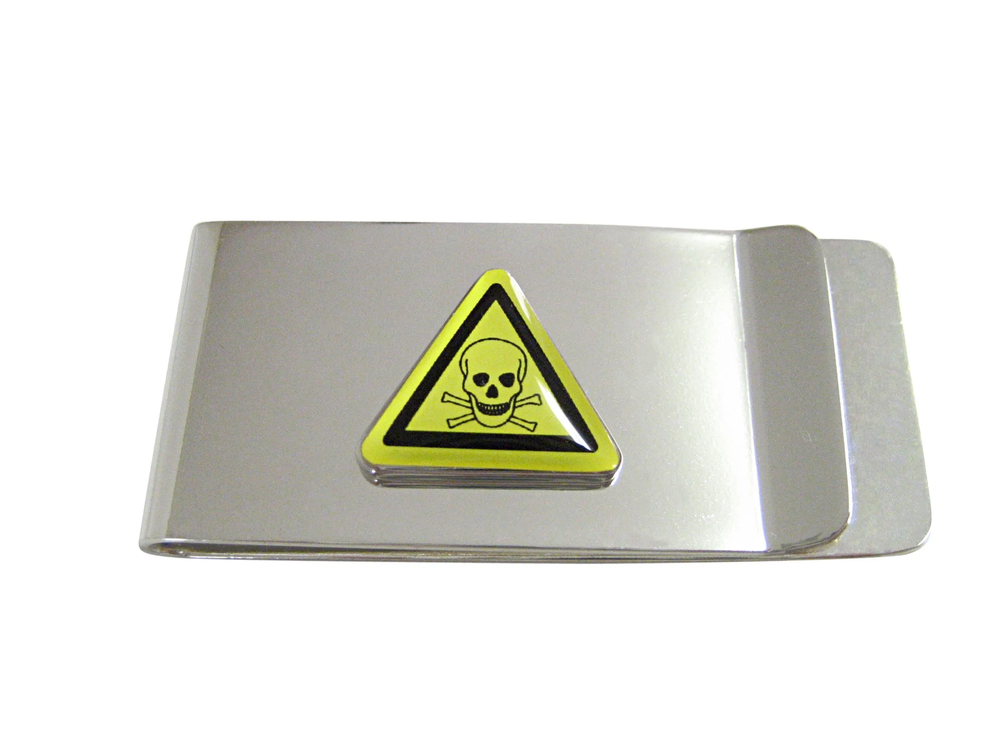 Skull Death Danger Warning Money Clip