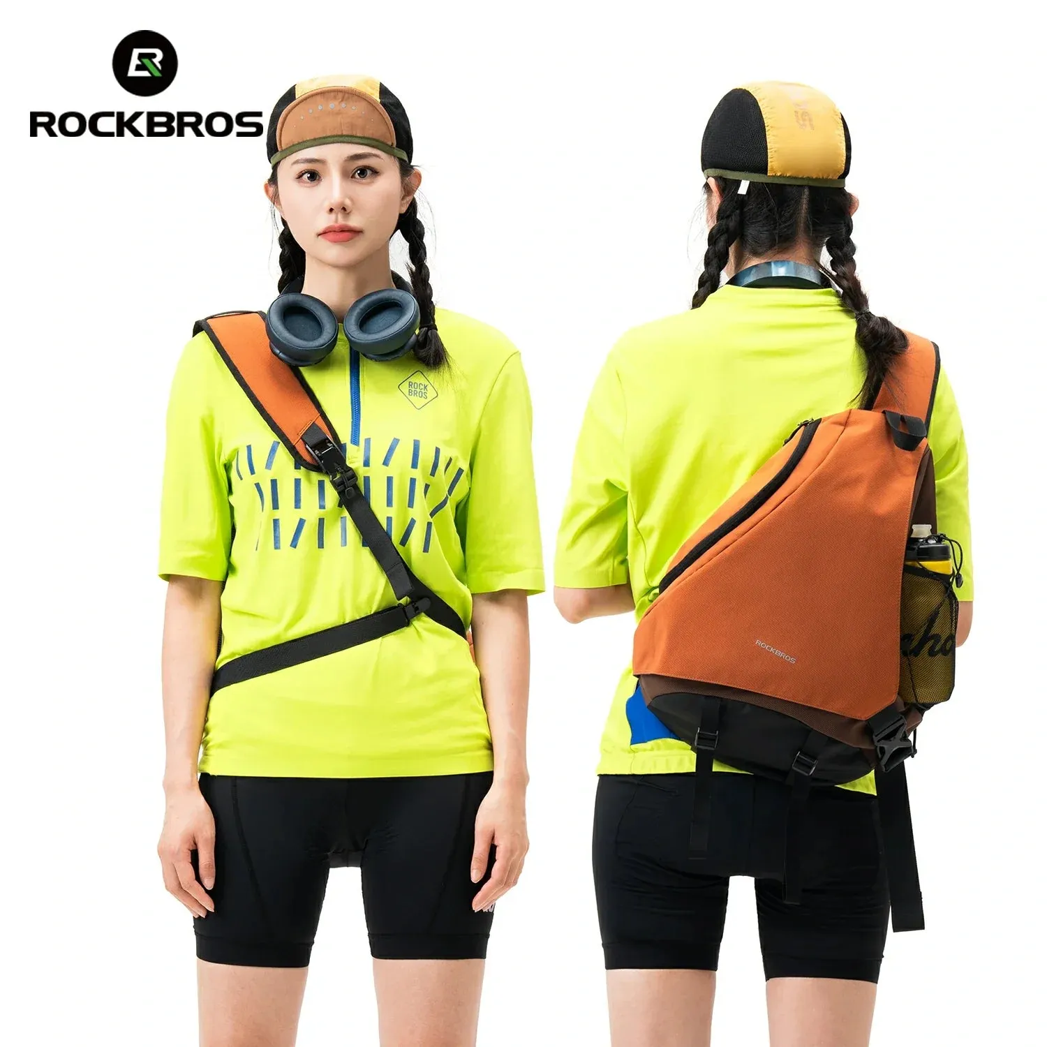 Sling Magnetic International tracking Quick shipping 11.5L Crossbody Travel ROCKBROS Buckle Shoulder Bag Backpack