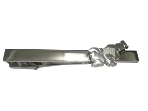Slovenia Map Shape and Flag Design Tie Clip