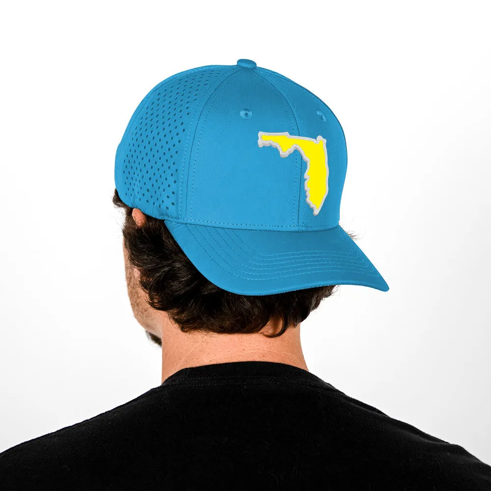 Special Edition Performance Snapback | Florida Palm Tree | Aqua