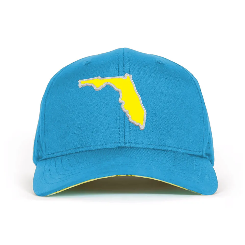 Special Edition Performance Snapback | Florida Palm Tree | Aqua