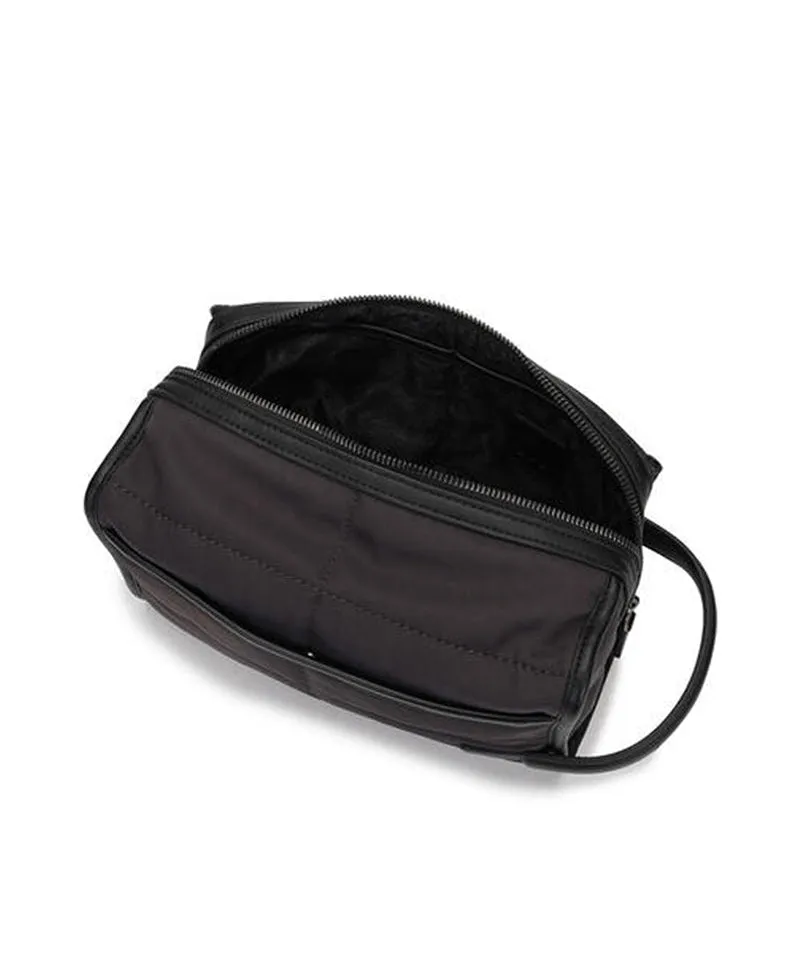 Square Stitch Pouch - Dark Gray