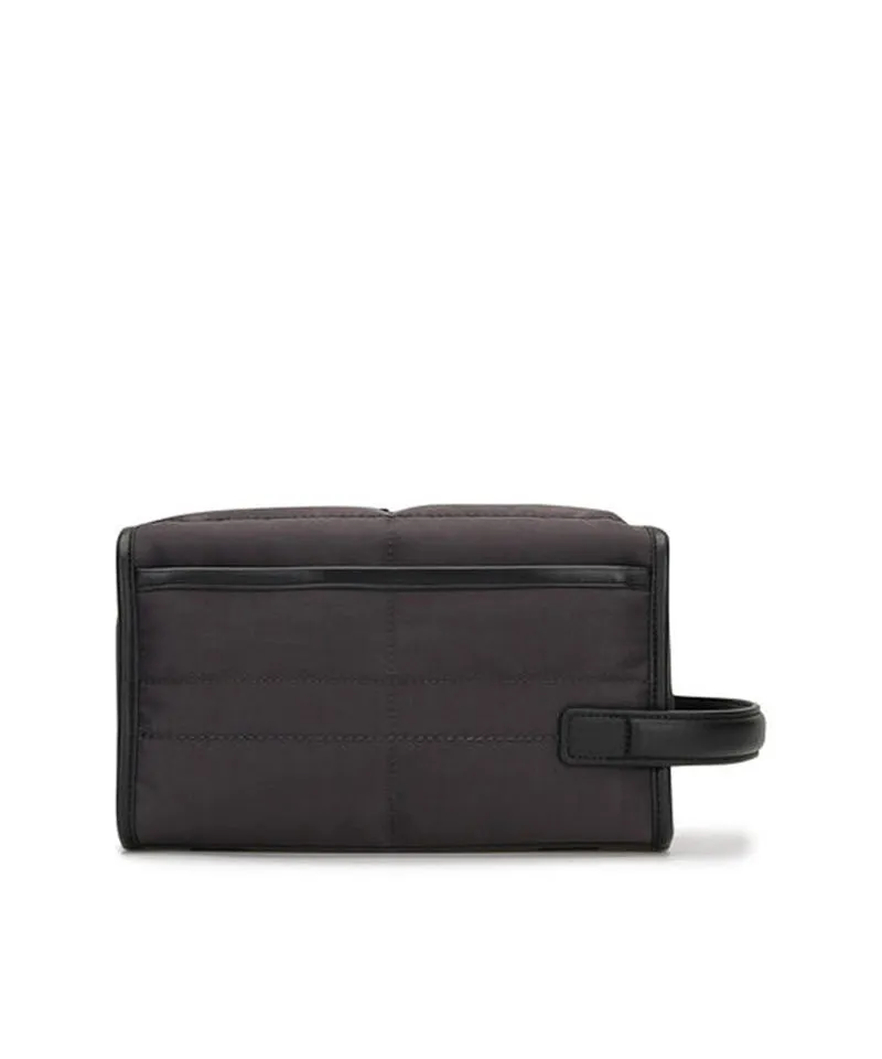 Square Stitch Pouch - Dark Gray
