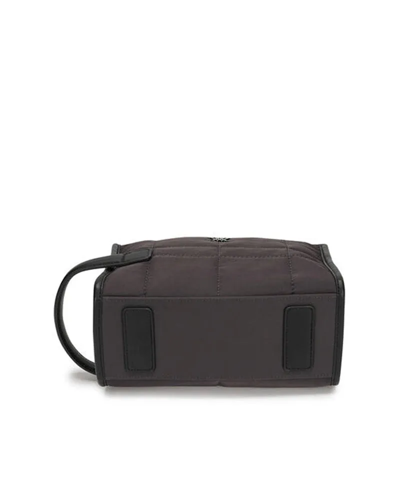Square Stitch Pouch - Dark Gray