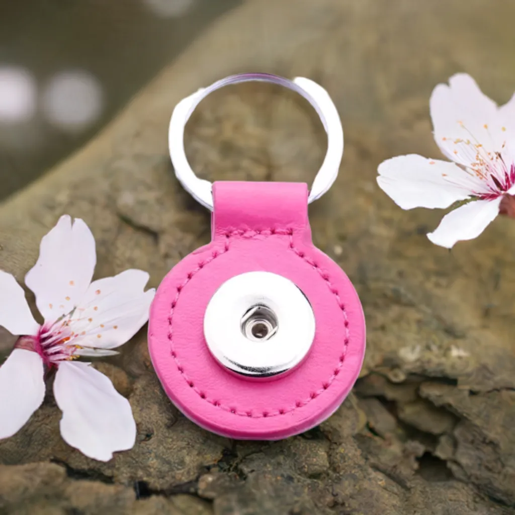 Statement 1 Snap Keychain: Pink