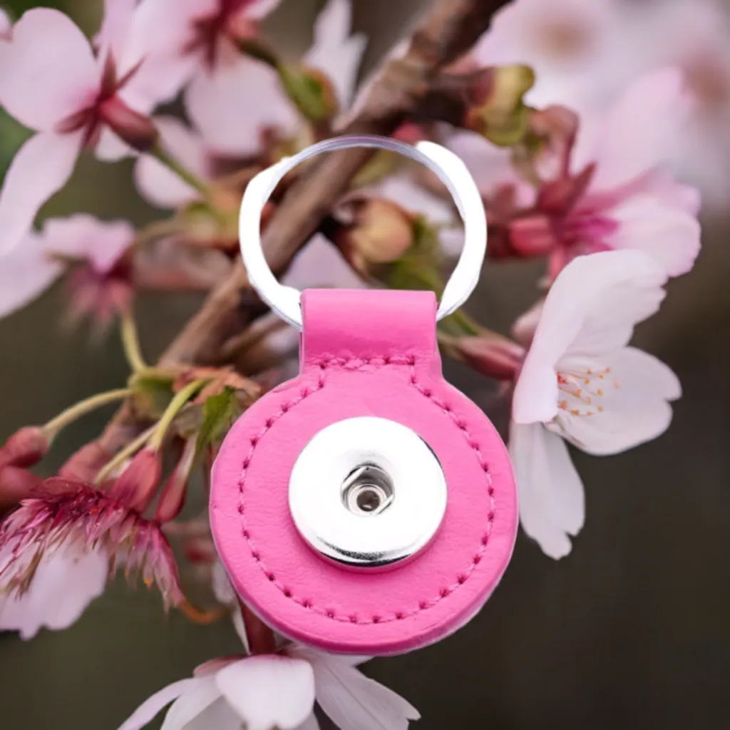 Statement 1 Snap Keychain: Pink